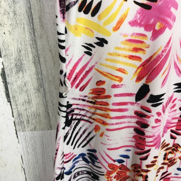 Ivanka Trump jersey knit dress print colorful boho - Picture 5 of 7